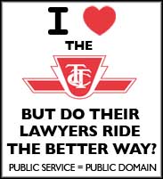 public service = public domain